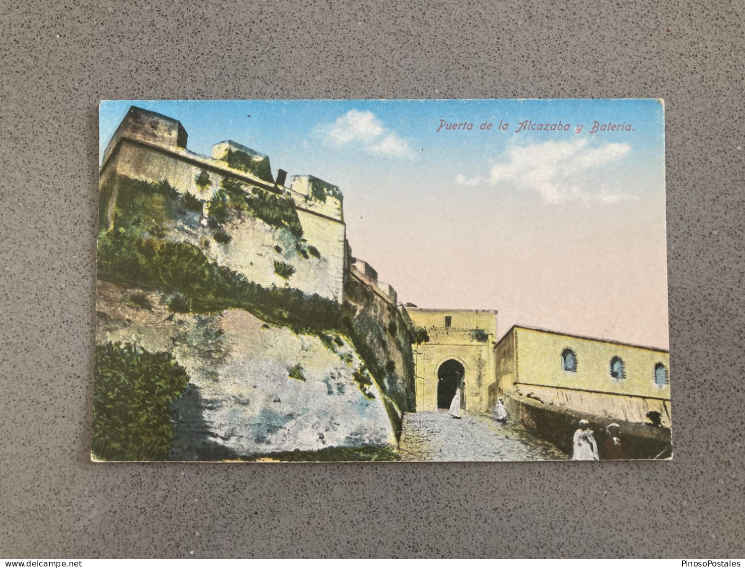 Puerta De La Alcazaba Y Bateria Carte Postale Postcard - Otros & Sin Clasificación