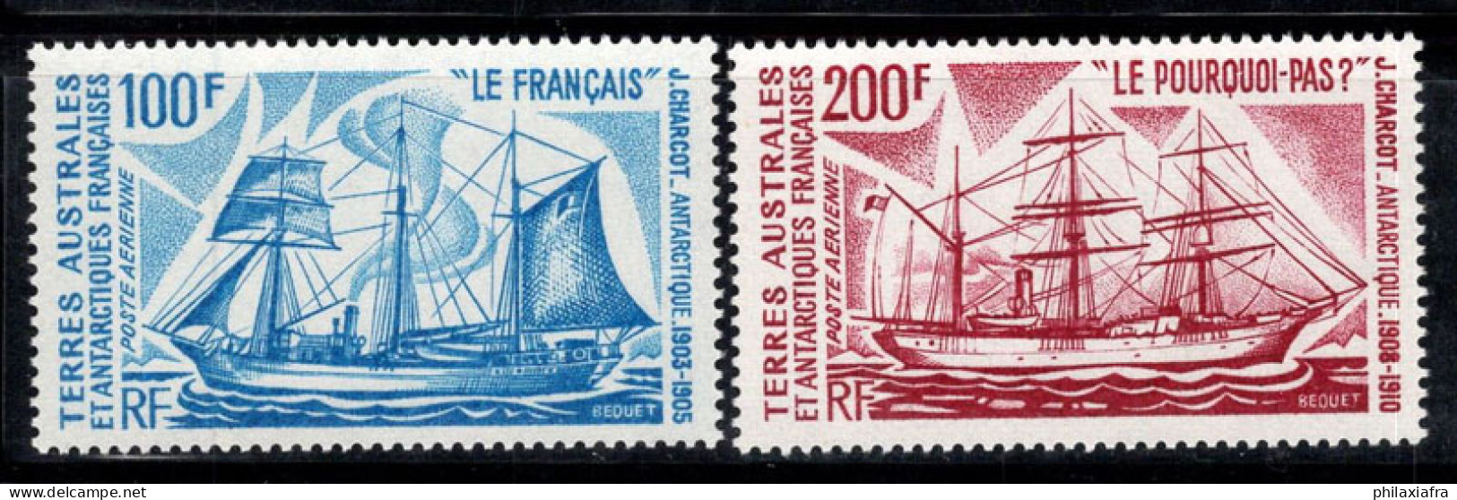 Territoire Antarctique Français TAAF 1974 Mi. 93-94 Neuf ** 100% Poste Aérienne Voiliers - Unused Stamps