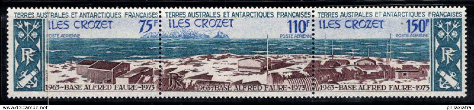 Territoire Antarctique Français TAAF 1974 Mi. 89-91 Neuf ** 100% Poste Aérienne Base Alfred Faure - Neufs