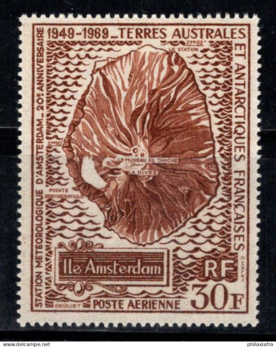 Territoire Antarctique Français TAAF 1970 Mi. 56 Neuf ** 100% Poste Aérienne 30 Fr, Île D'Amsterdam - Unused Stamps