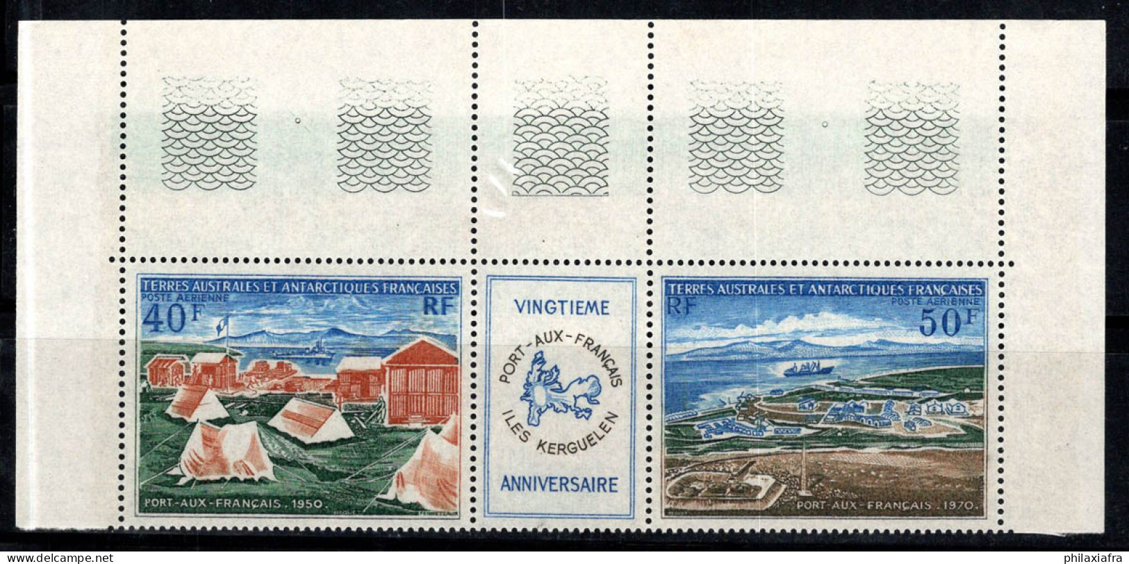 Territoire Antarctique Français TAAF 1971 Mi. 65-66 Neuf ** 100% Poste Aérienne Porto-aux-Français - Nuovi