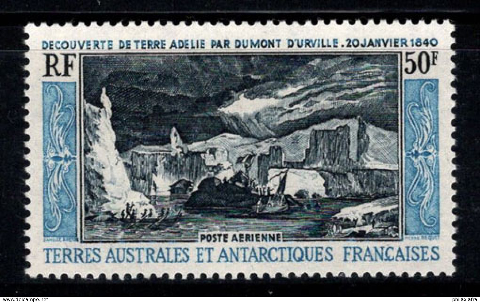 Territoire Antarctique Français TAAF 1965 Mi. 31 Neuf ** 100% Poste Aérienne 50 Fr, Côte Terre Adélie - Unused Stamps