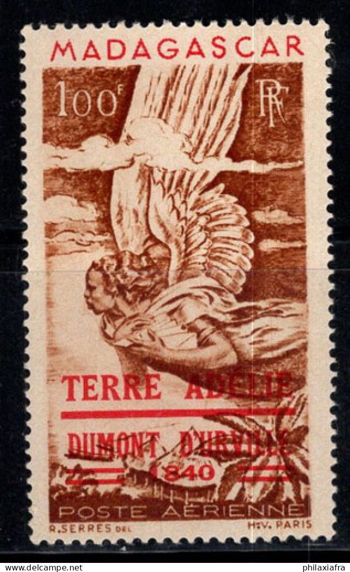 Madagascar 1948 Mi. 417 Neuf ** 100% Poste Aérienne Surimprimé 100 Fr, Terre Adélie - Madagascar (1960-...)