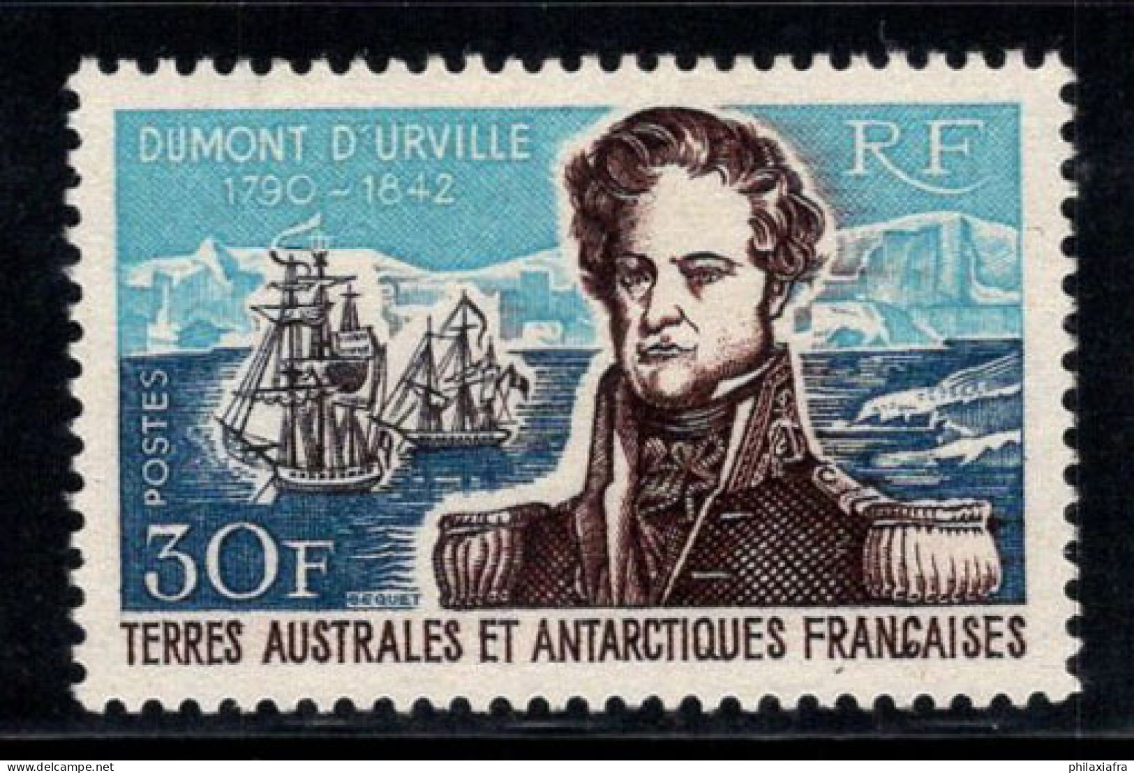 Territoire Antarctique Français TAAF 1968 Mi. 39 Neuf ** 100% 30 Fr,Dumont D'Urville - Nuevos