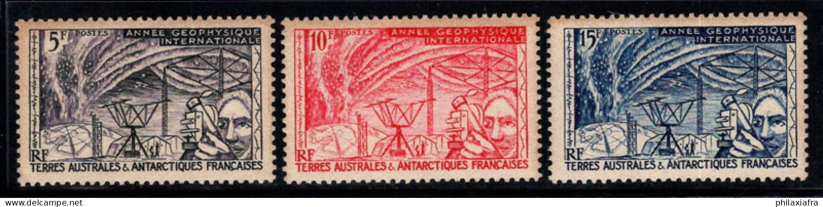 Territoire Antarctique Français TAAF 1957 Mi. 10-12 Neuf ** 100% Station Polaire - Unused Stamps