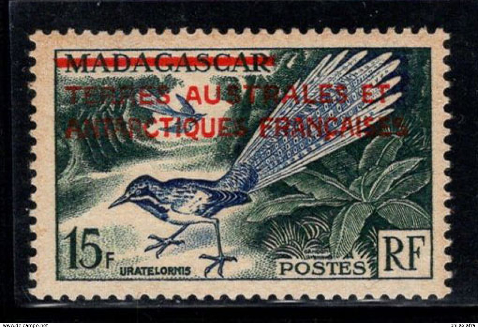 Territoire Antarctique Français TAAF 1955 Mi. 1 Neuf ** 100% Surimprimé 15 (Fr), Oiseau - Unused Stamps