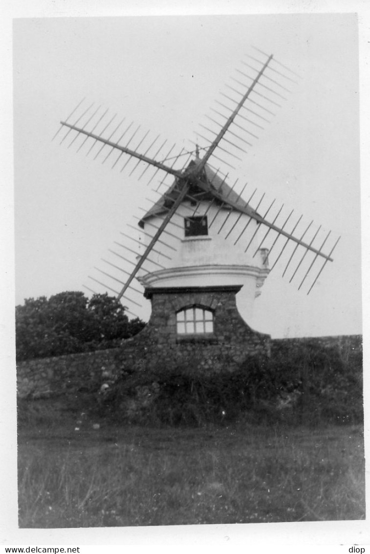 Photo Vintage Paris Snap Shop- CROISIC Moulin Windmill - Places