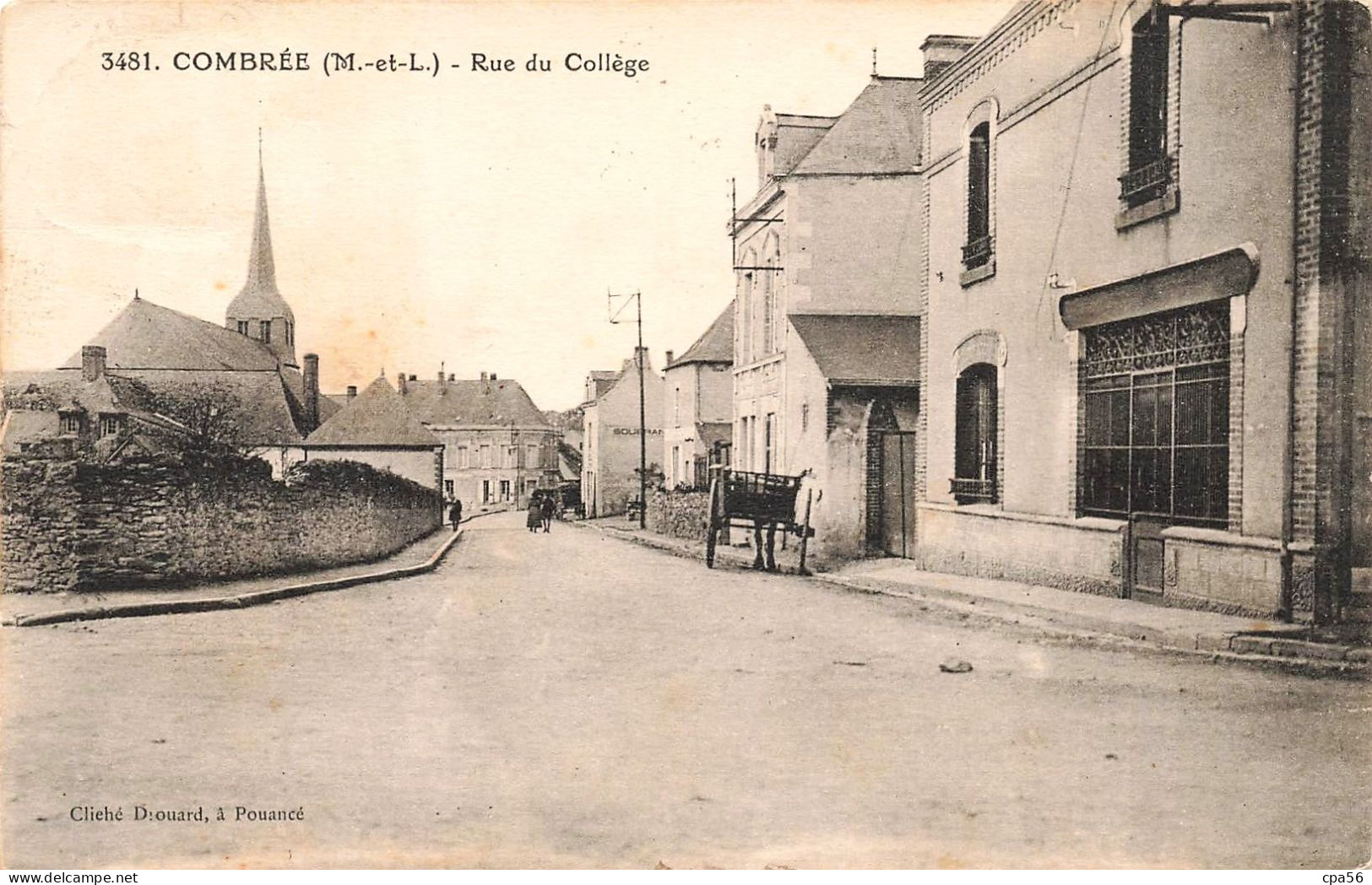 COMBRÉE - Le Bourg - Rue Du Collège - VENTE DIRECTE X - Other & Unclassified