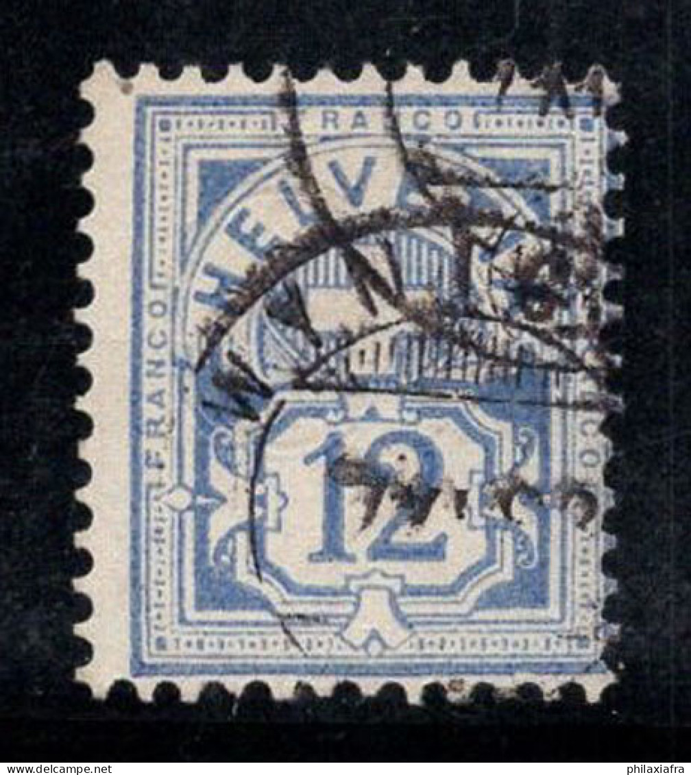 Suisse 1882 Mi. 48 Oblitéré 60% Croix, Armoiries, 15 C - Used Stamps