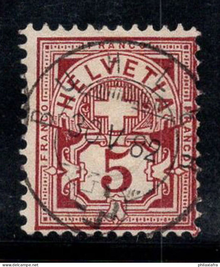 Suisse 1882 Mi. 46 Oblitéré 100% Croix, Armoiries, 5 C - Used Stamps