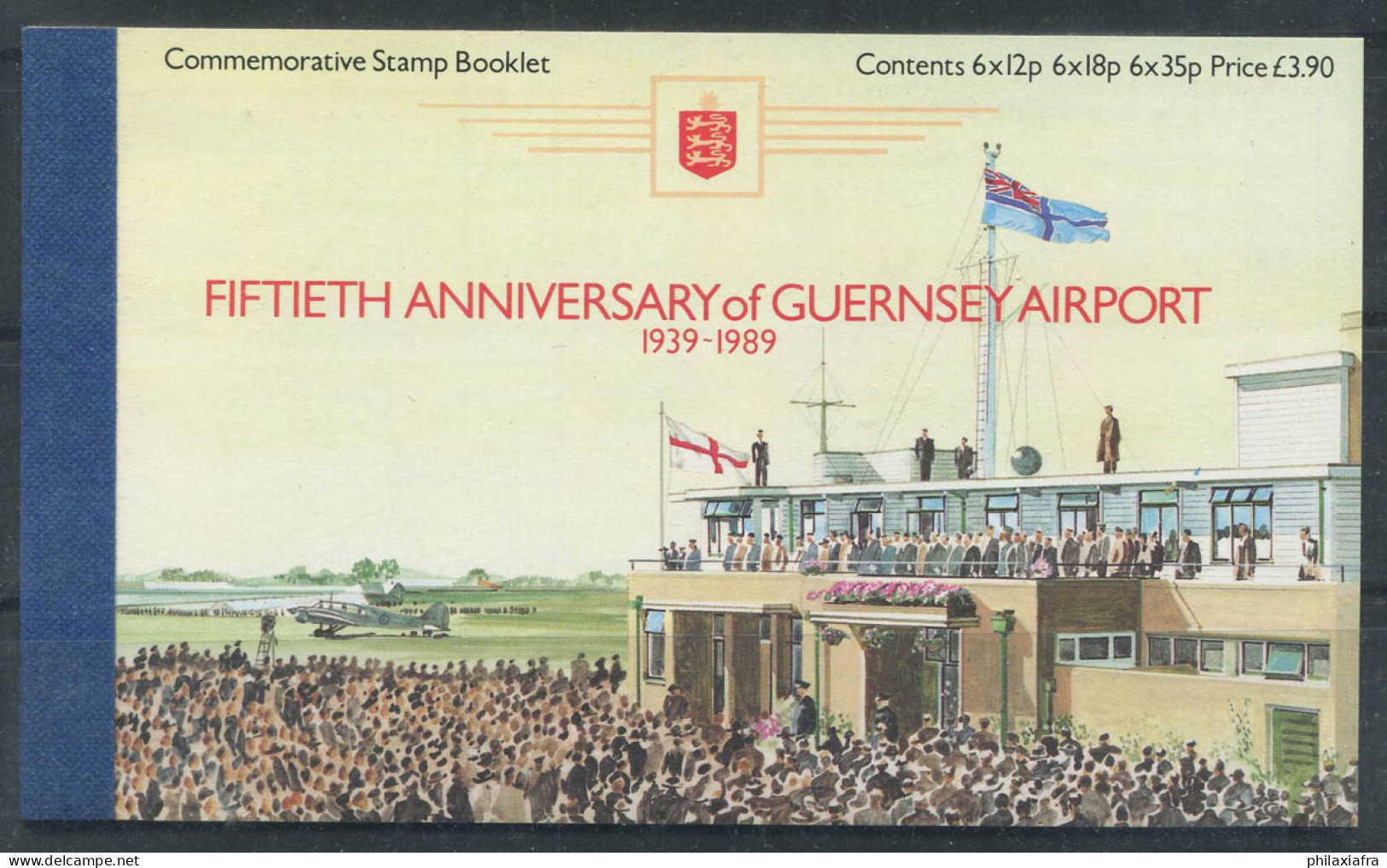 Guernesey 1989 Mi. MH 0-7 Carnet 100% Neuf ** Aéroport - Guernesey