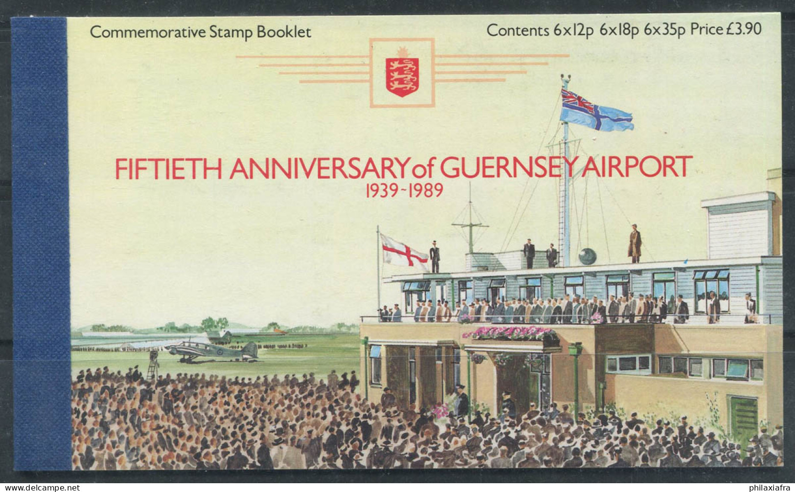 Guernesey 1989 Mi. MH 0-7 Carnet 100% Neuf ** Aéroport - Guernsey