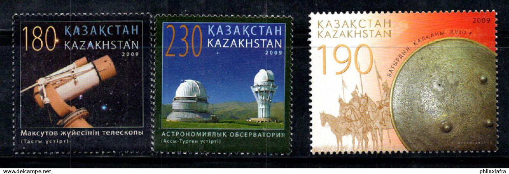 Kazakhstan 2009 Mi. 646-648 Neuf ** 100% Astronomie, Bouclier - Kazachstan