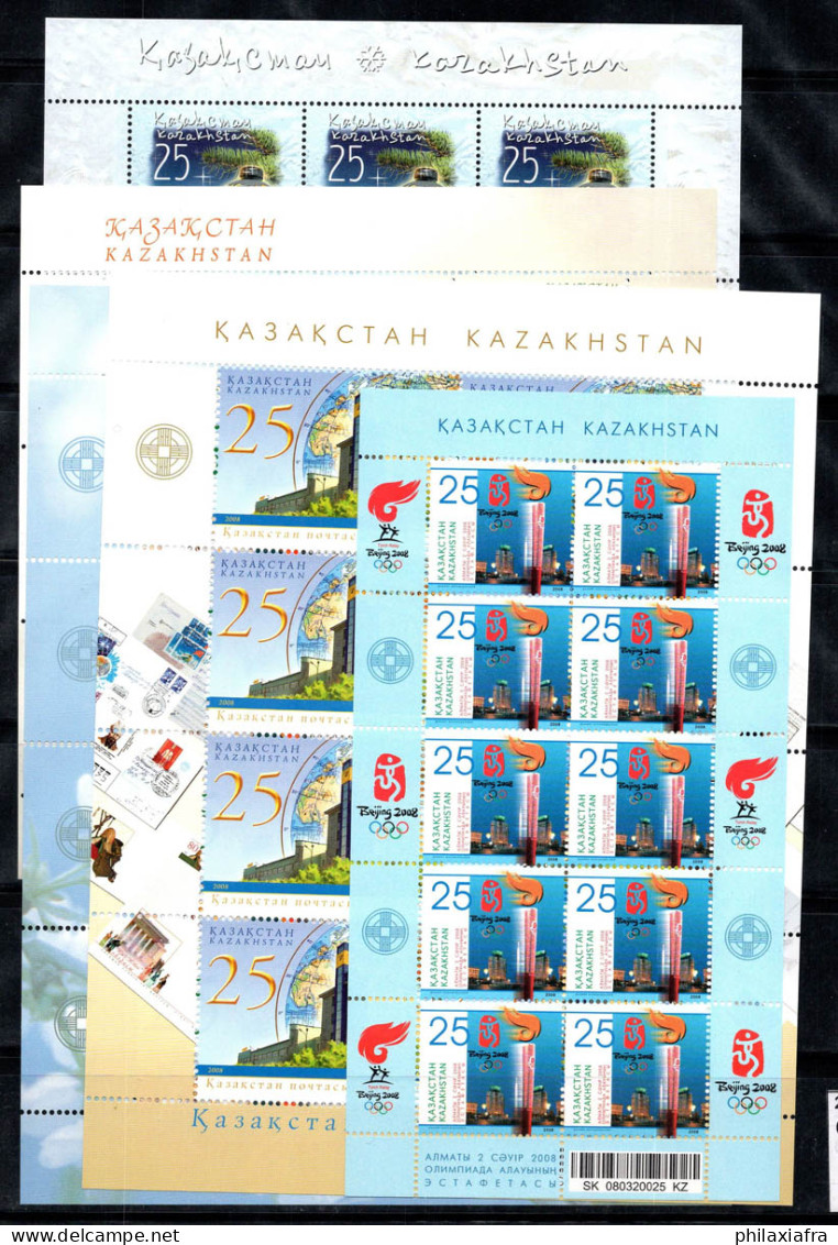 Kazakhstan 2008 Mi. 604-613 Mini Feuille 100% Neuf ** Festivals, Fleurs, Jeux Olympiques - Kazachstan