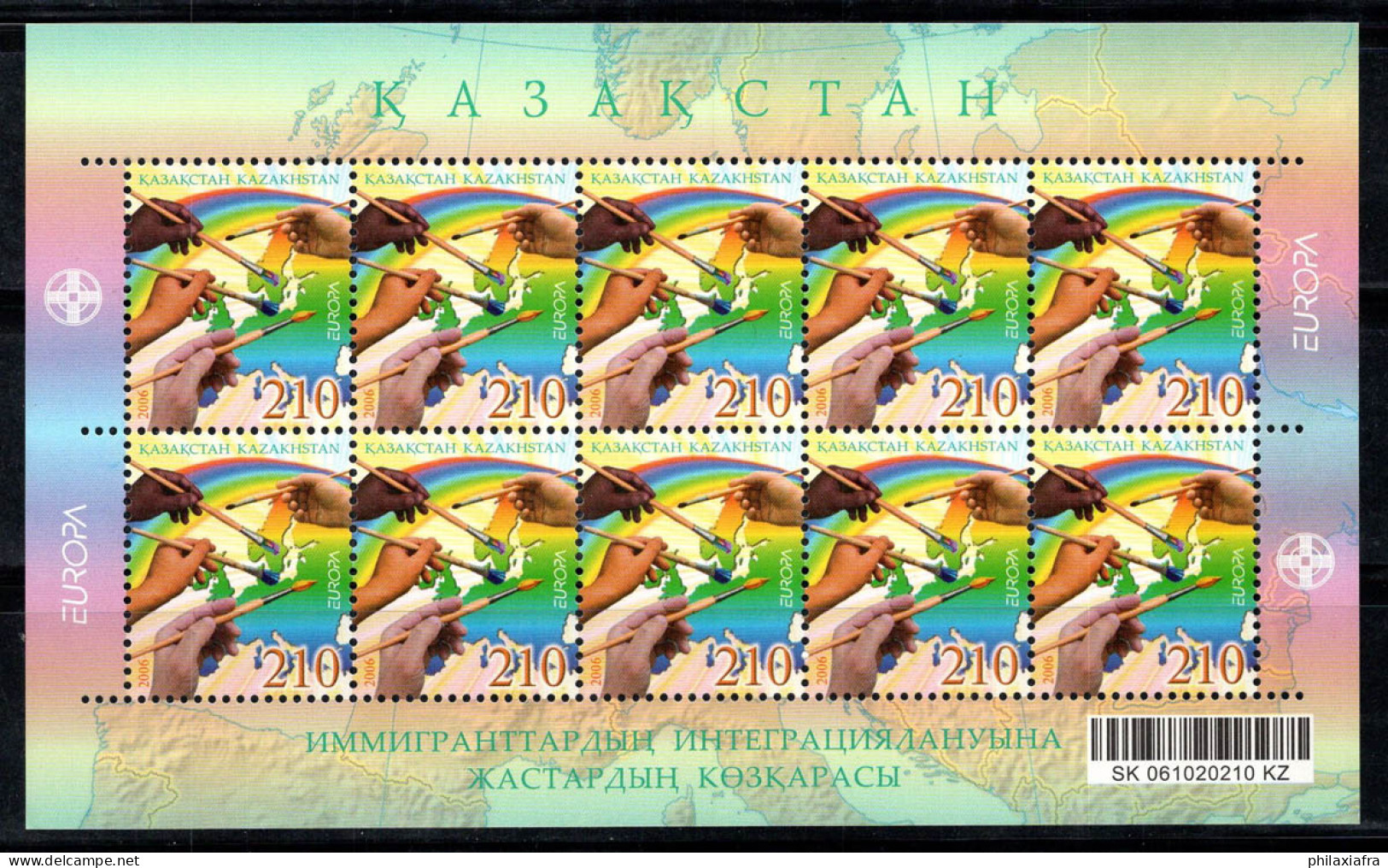 Kazakhstan 2006 Mi. 535 Mini Feuille 100% Neuf ** Europa Cept - Kazachstan