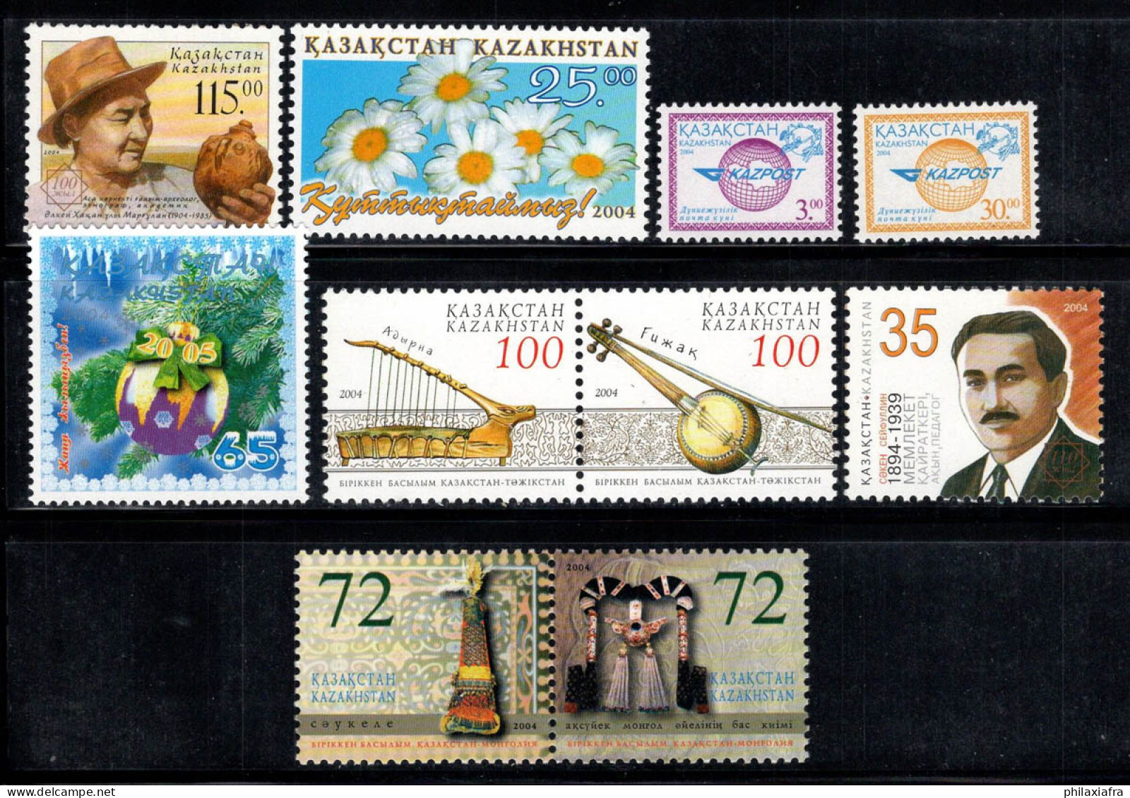 Kazakhstan 2004 Mi. 478-487 Neuf ** 100% Célébrités, Musique, Culture - Kazachstan