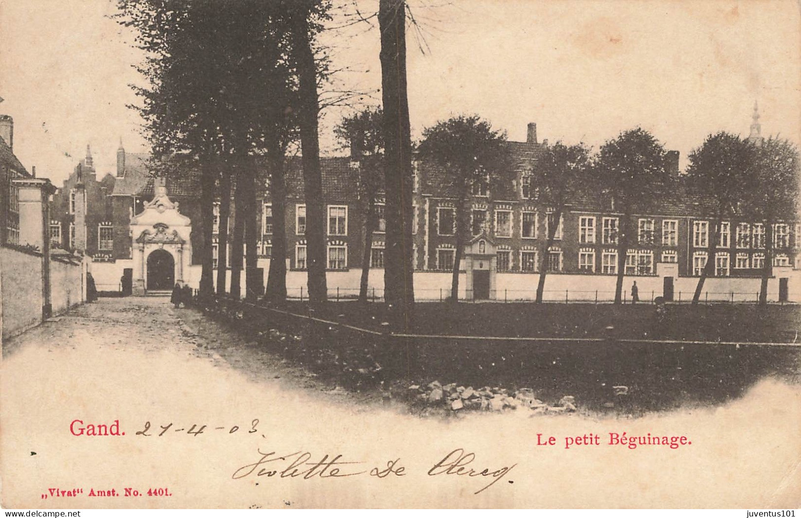 CPA Gand-Le Petit Béguinage-Timbre     L2916 - Gent