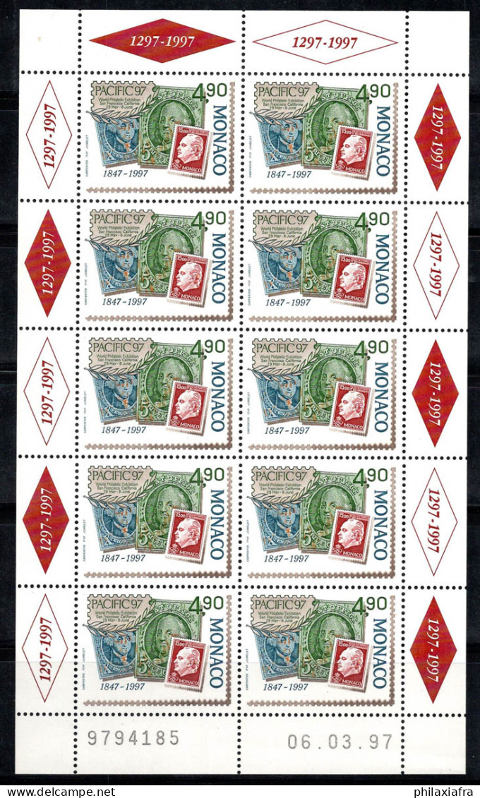 Monaco 1997 Mi. 2358 Mini Feuille 100% Neuf ** Timbres, PACIFIC '97 - Other & Unclassified