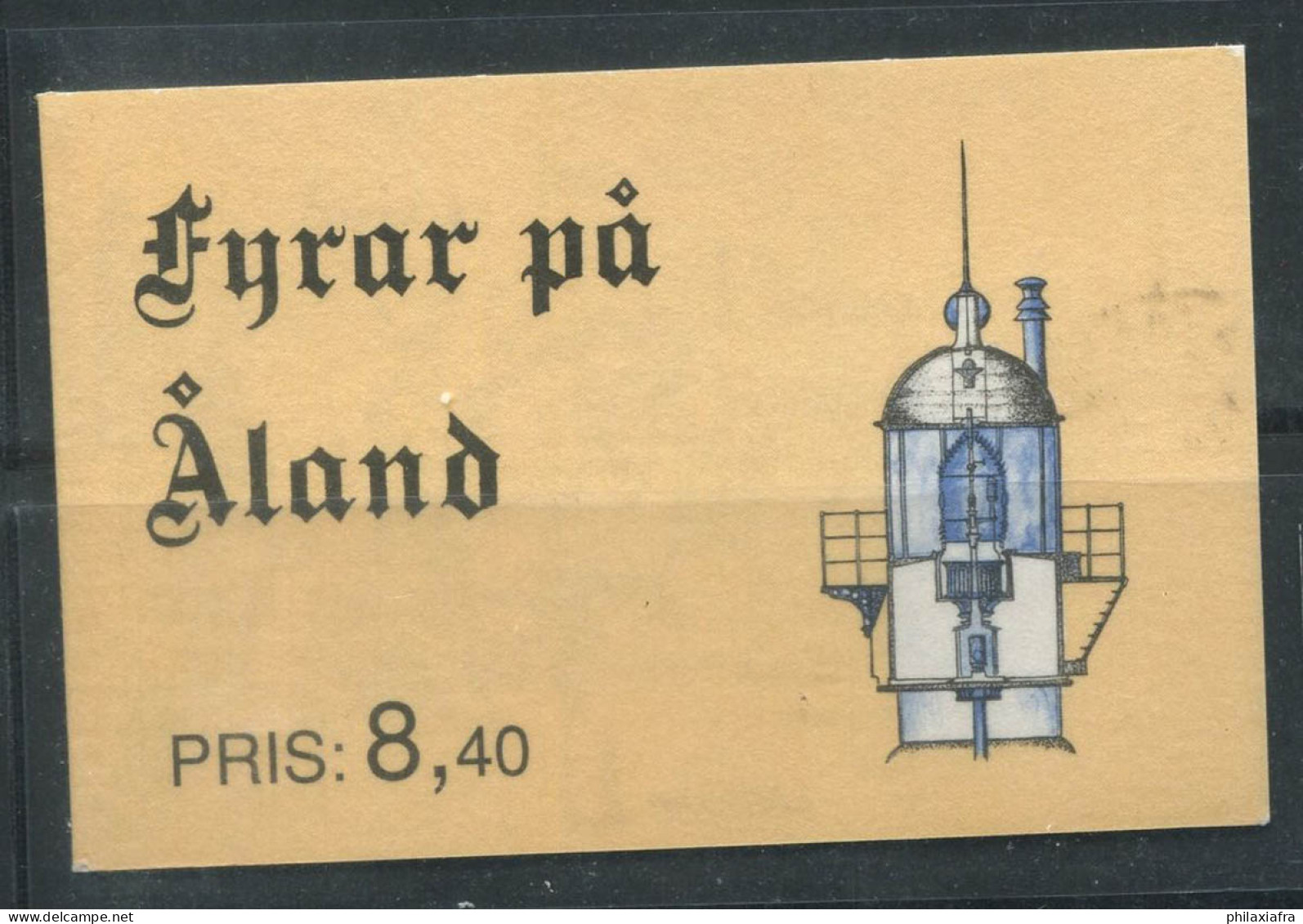 Îles Åland 1992 Mi. 57-60 Carnet 100% Neuf ** Les Phares, 2.10 (m)... - Aland