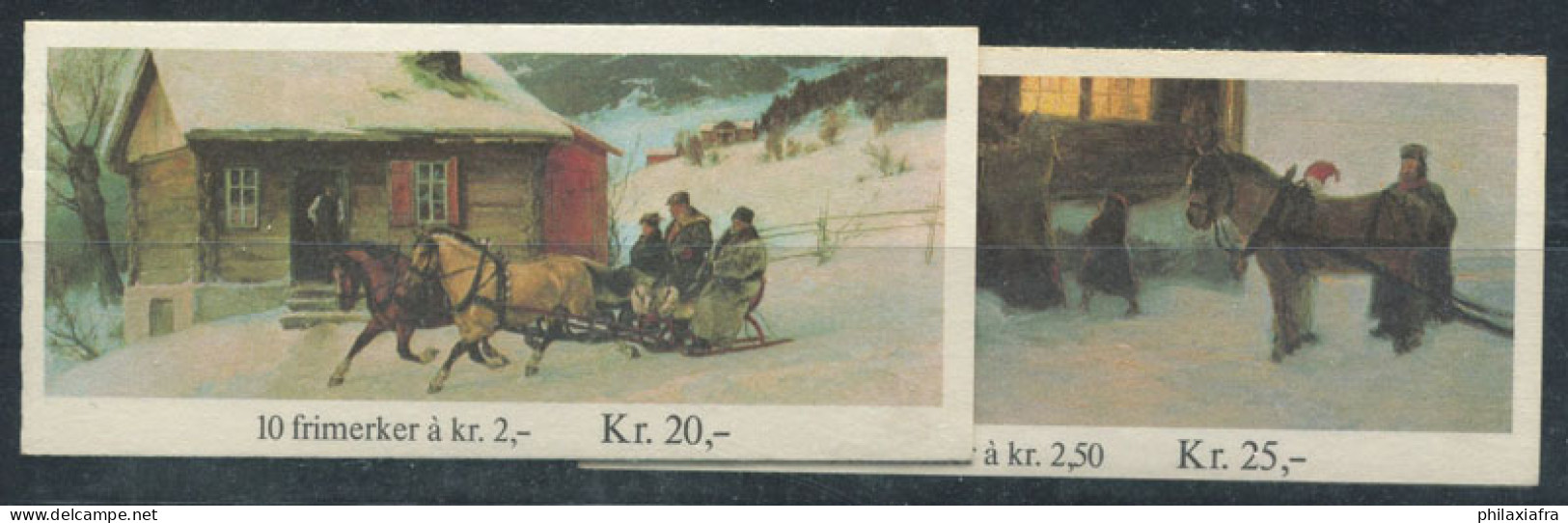 Norvège 1983 Mi. 894-95 D Carnet 100% Neuf ** Peintures De Noël - Postzegelboekjes