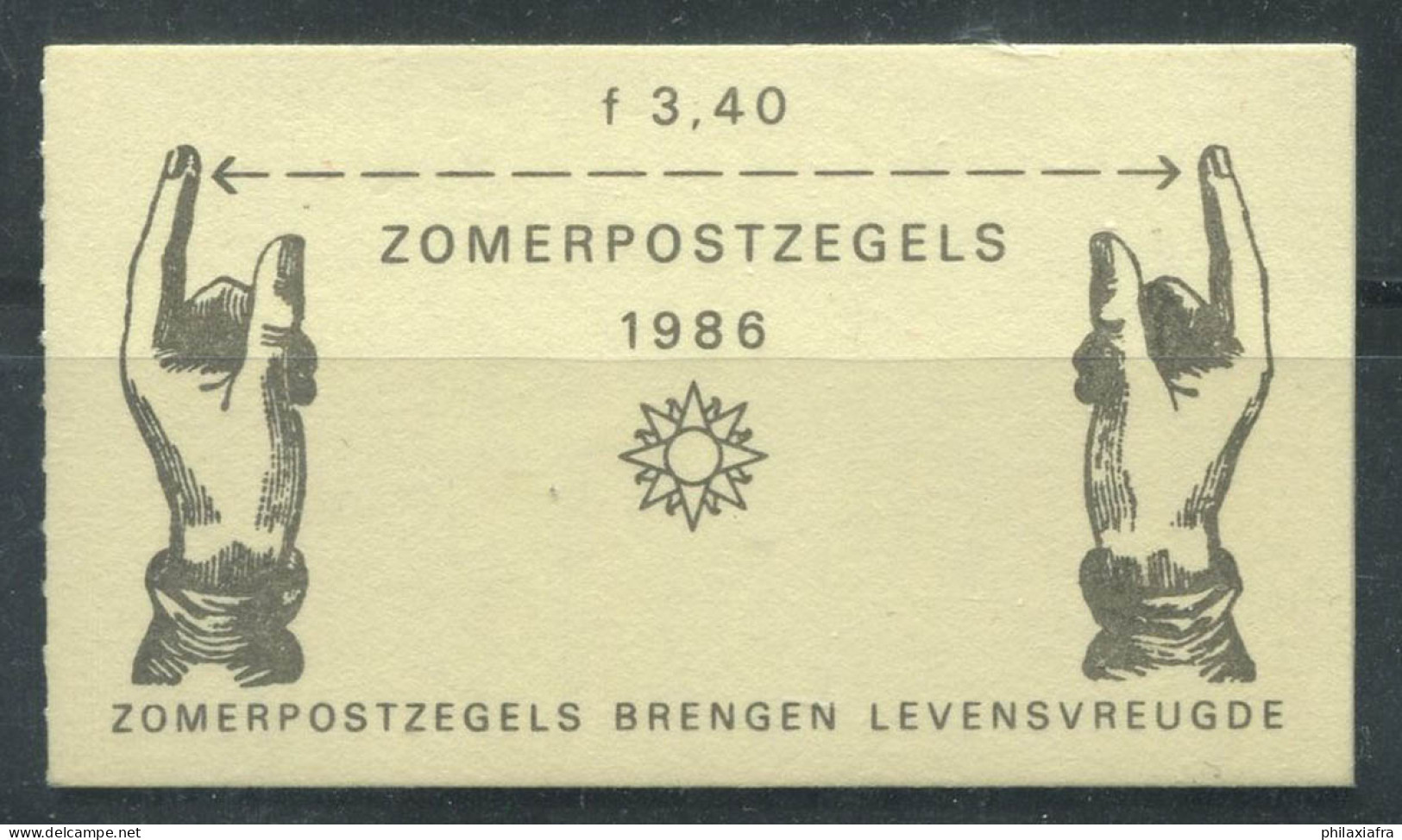 Pays-Bas 1986 Mi. 1288 II,1291 II Carnet 100% Neuf ** Balance, Bâton De Jacob - Booklets & Coils