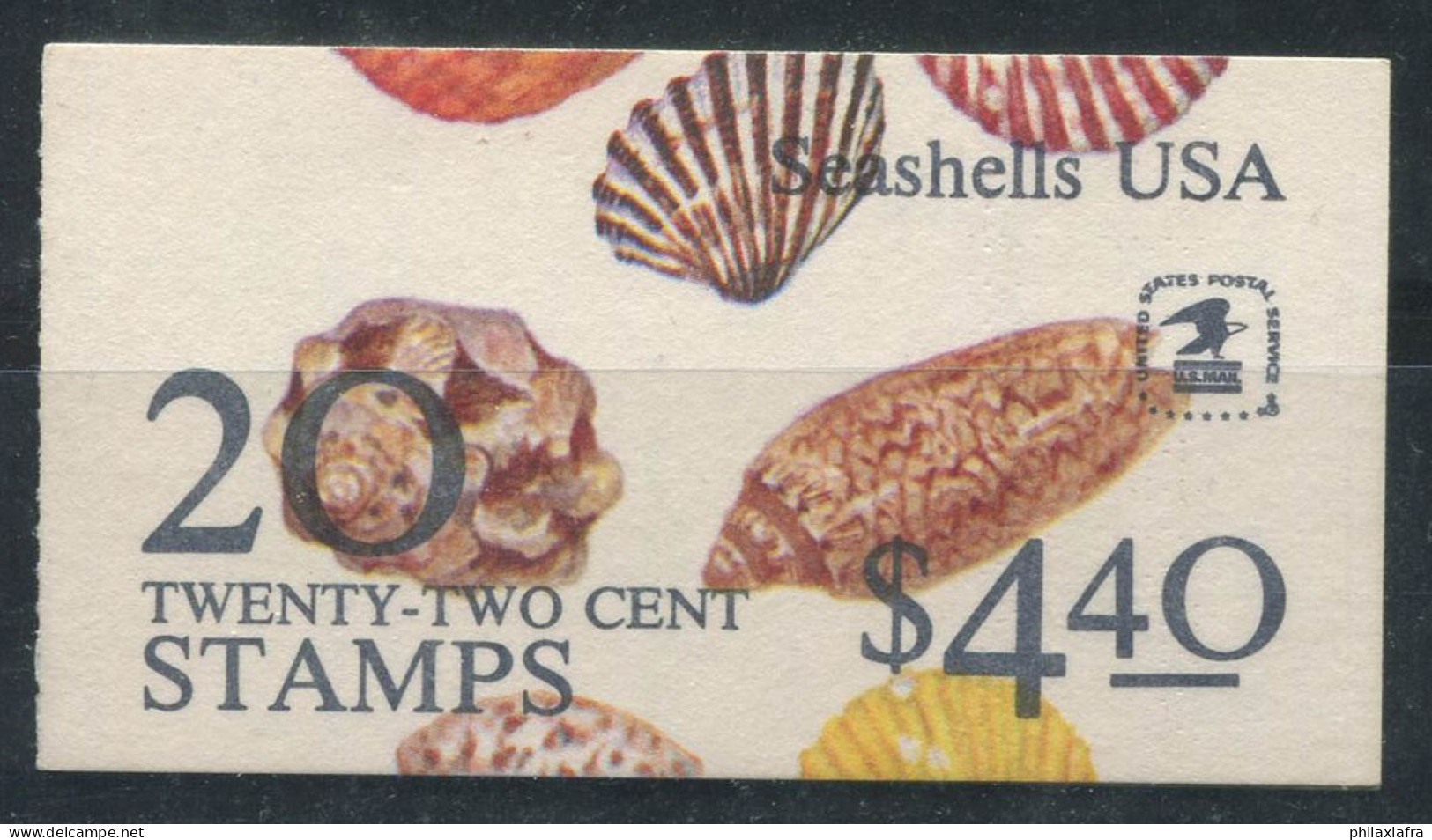 ÉTATS-UNIS 1985 Mi. 1741-45 Carnet 100% Neuf ** Escargots De Mer Et Moules - 3. 1981-...