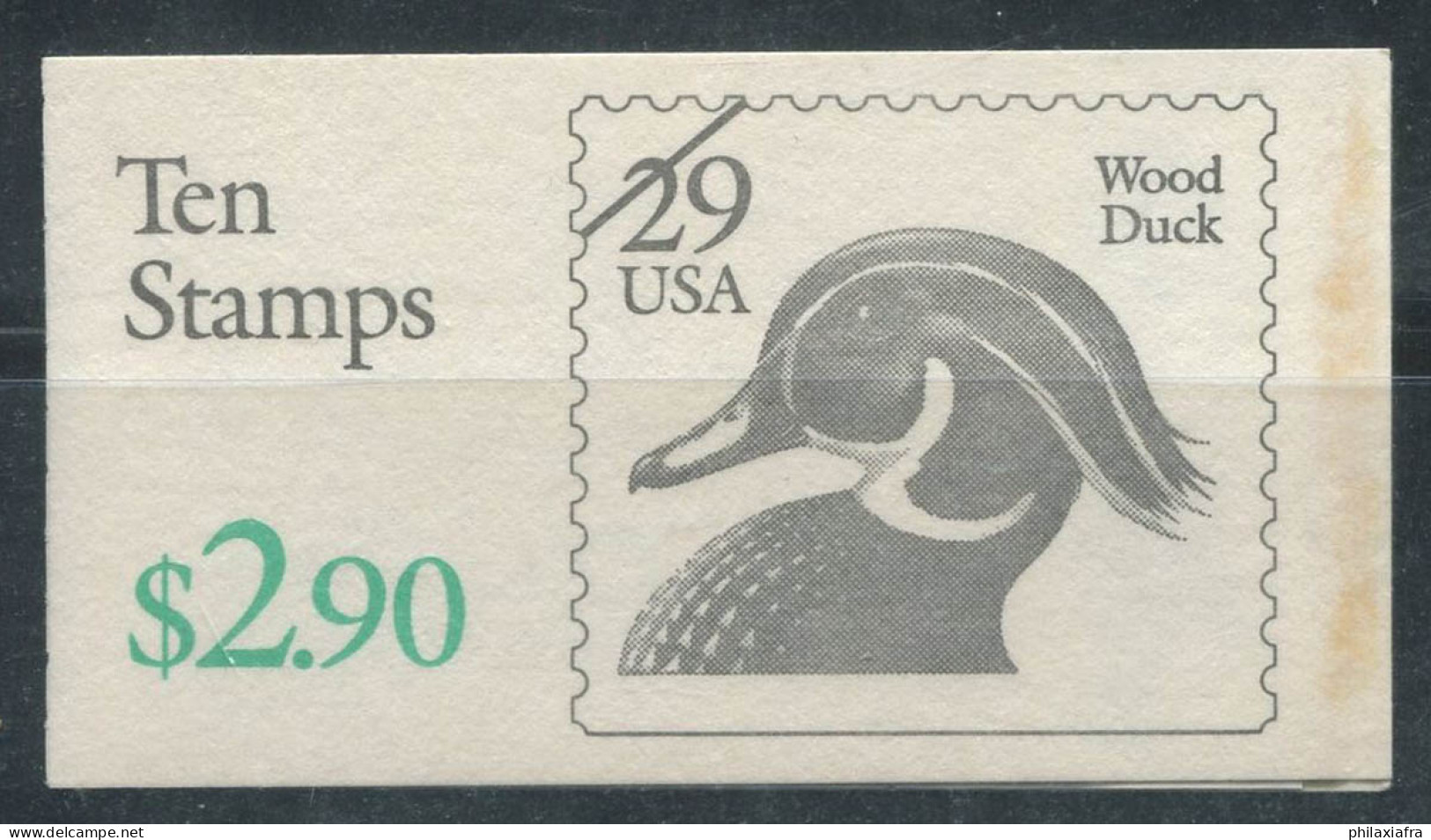 ÉTATS-UNIS 1991 Mi. 2128 Carnet 100% Neuf ** Oiseaux De Canard,29 (C)... - 3. 1981-...