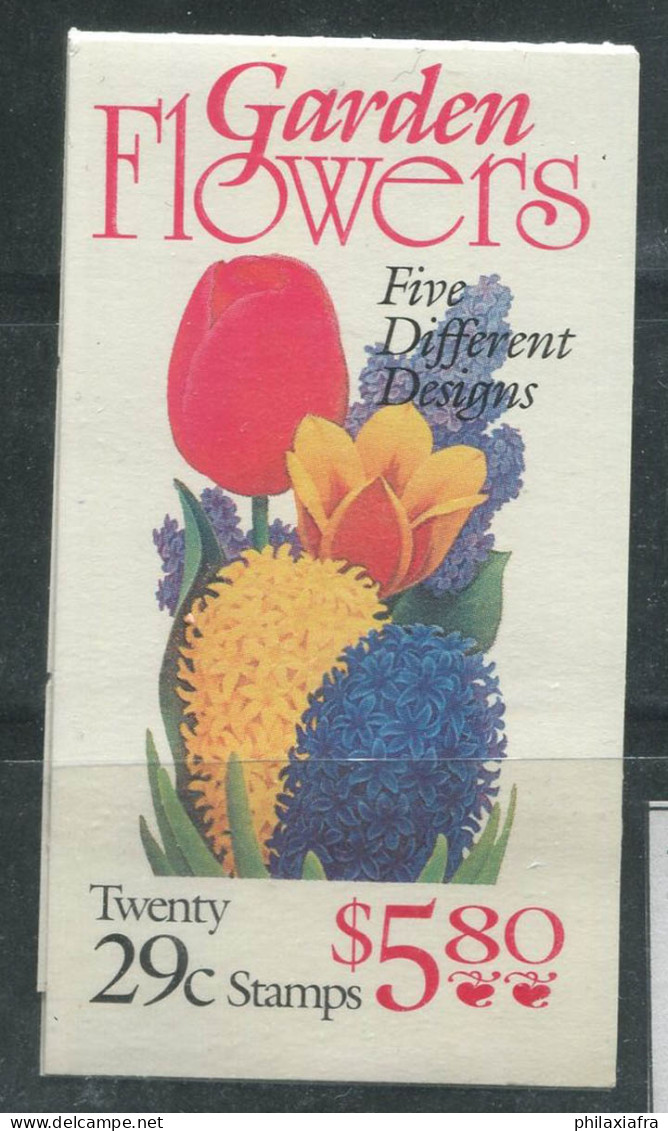 ÉTATS-UNIS 1993 Mi. 2359-63 Carnet 100% Neuf ** Fleurs Du Jardin, Tulipes, Iris... - 3. 1981-...