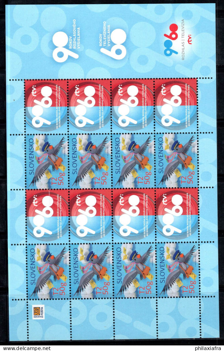 Slovaquie 2016 Mi. 791 Mini Feuille 100% Neuf ** Pigeon Facteur Oplasko - Blocks & Sheetlets