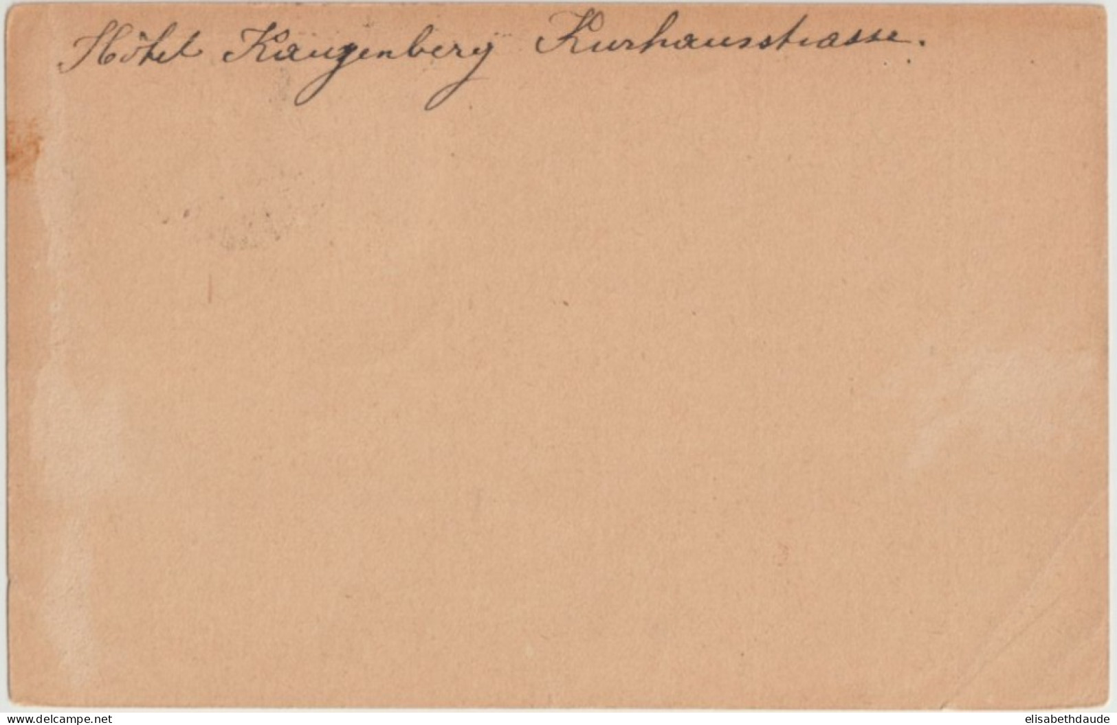 GERMANIA - 1921 - CP ENTIER De KREUZNACH => GRAND-DUCHE De LUXEMBOURG ! - Postkarten