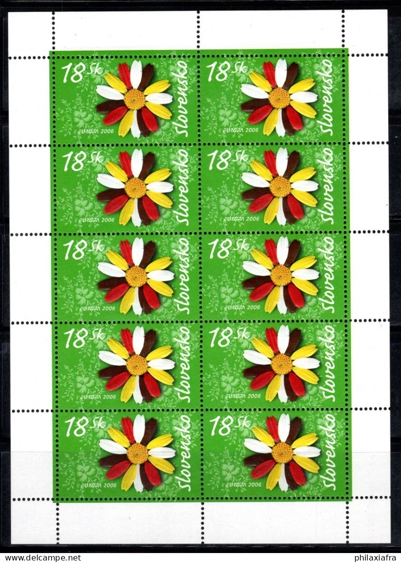 Slovaquie 2006 Mi. 534 Mini Feuille 60% Neuf ** Marguerites Colorées - Blocks & Kleinbögen