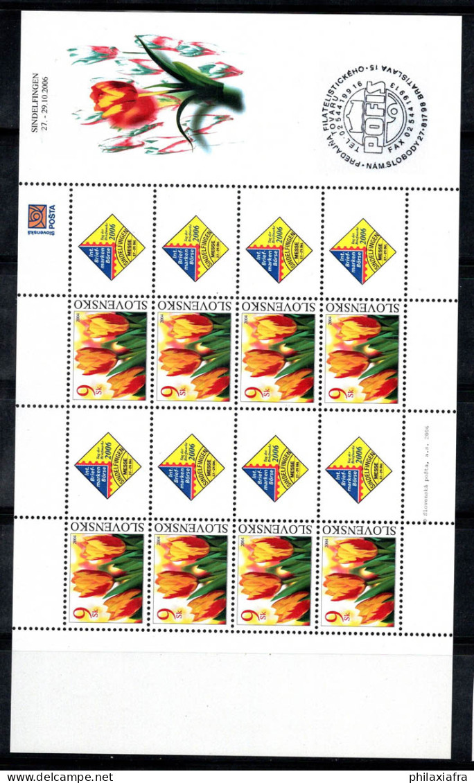 Slovaquie 2003 Mi. 479 Mini Feuille 100% Neuf ** Fleurs,Tulipes,POFIS - Hojas Bloque