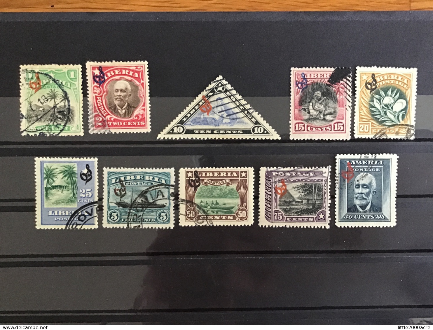 Liberia 1909 Official Stamps Set Mainly Used SG O262-72 Mi D54-64 Yv 59-69 - Liberia