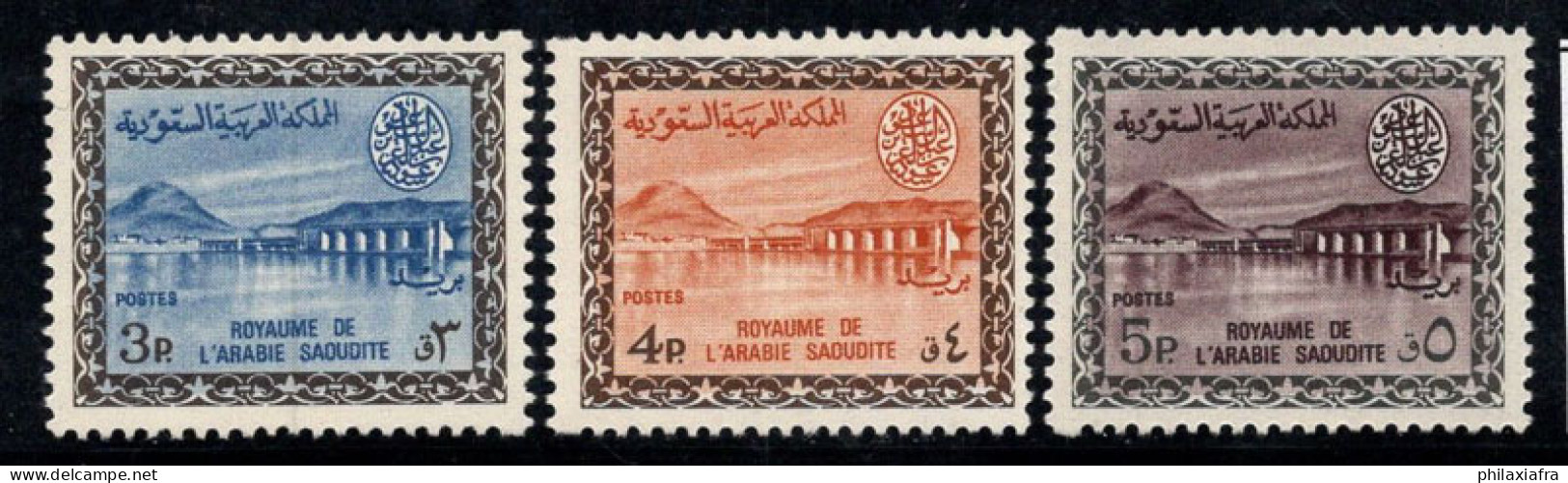 Arabie Saoudite 1965-72 Mi. 217-19 Neuf ** 100% Barrage De Wadi Hanifa - Saudi-Arabien