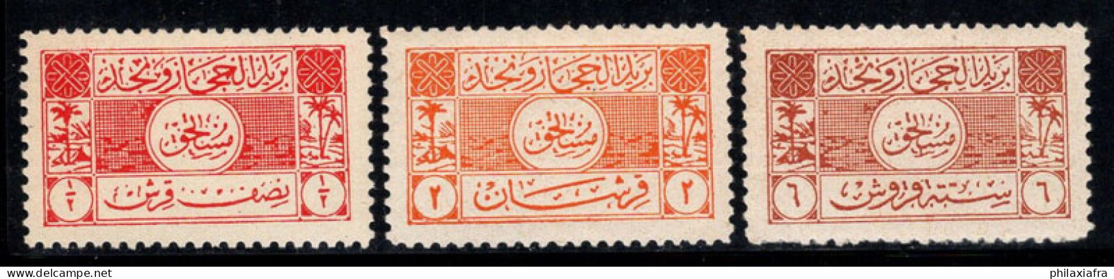 Najd 1926 Mi. 11-13 Neuf ** 80% Timbre-taxe Les Palmiers - Arabie Saoudite