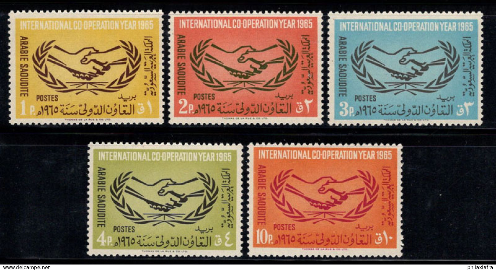 Arabie Saoudite 1965 Mi. 206-10 Neuf ** 100% Poignée De Main, ONU - Saoedi-Arabië
