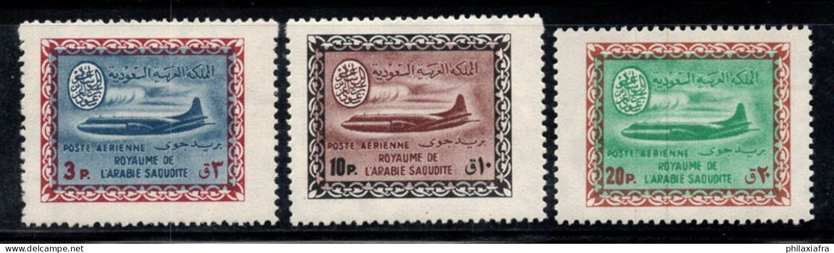 Arabie Saoudite 1963 Mi. 136-38 Neuf ** 80% Poste Aérienne Avion Convair 440 - Arabie Saoudite