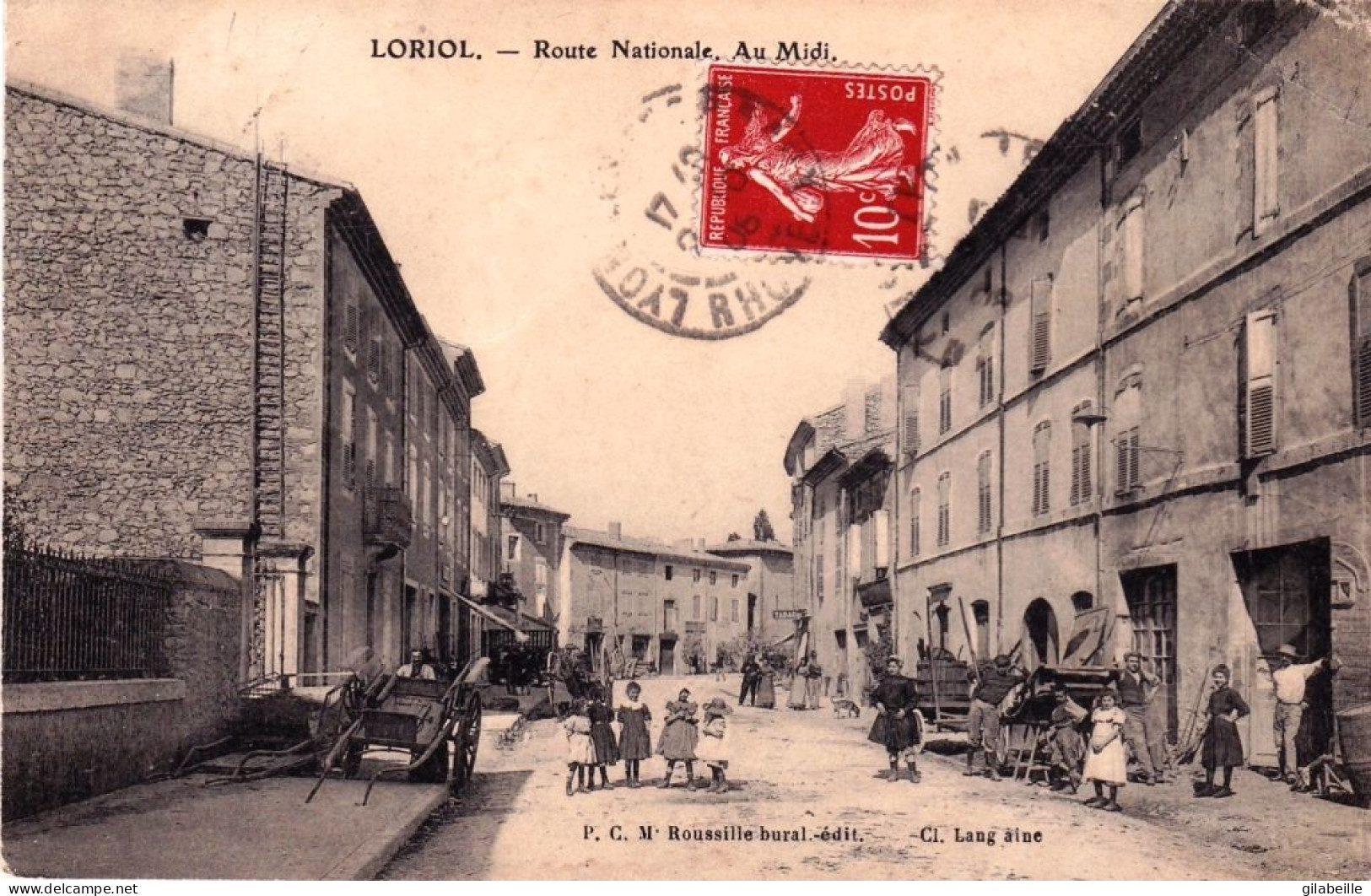 26 - Drome -  LORIOL - Route Nationale - Au Midi - Autres & Non Classés