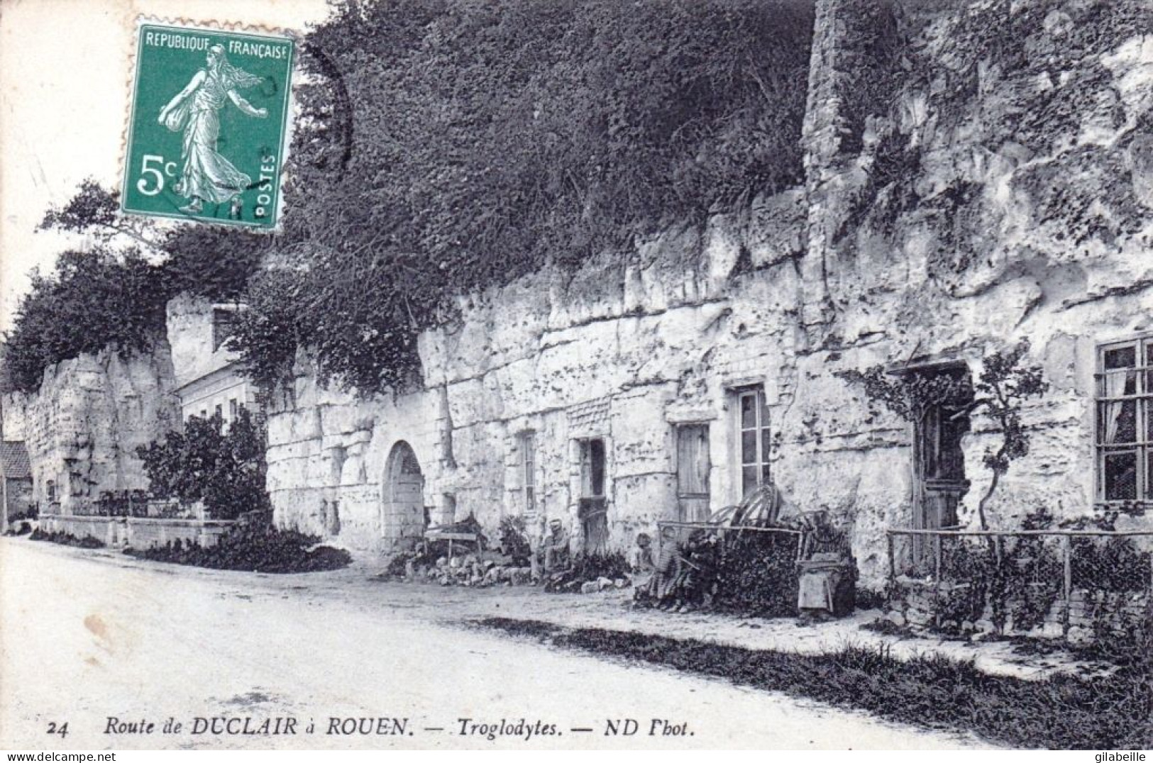 76 - Seine Maritime - ROUEN - Route De Duclair - Troglodyte - Rouen