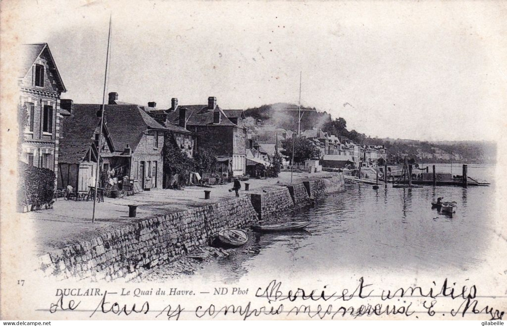 76 - Seine Maritime -  DUCLAIR - La Quai Du Havre - Duclair