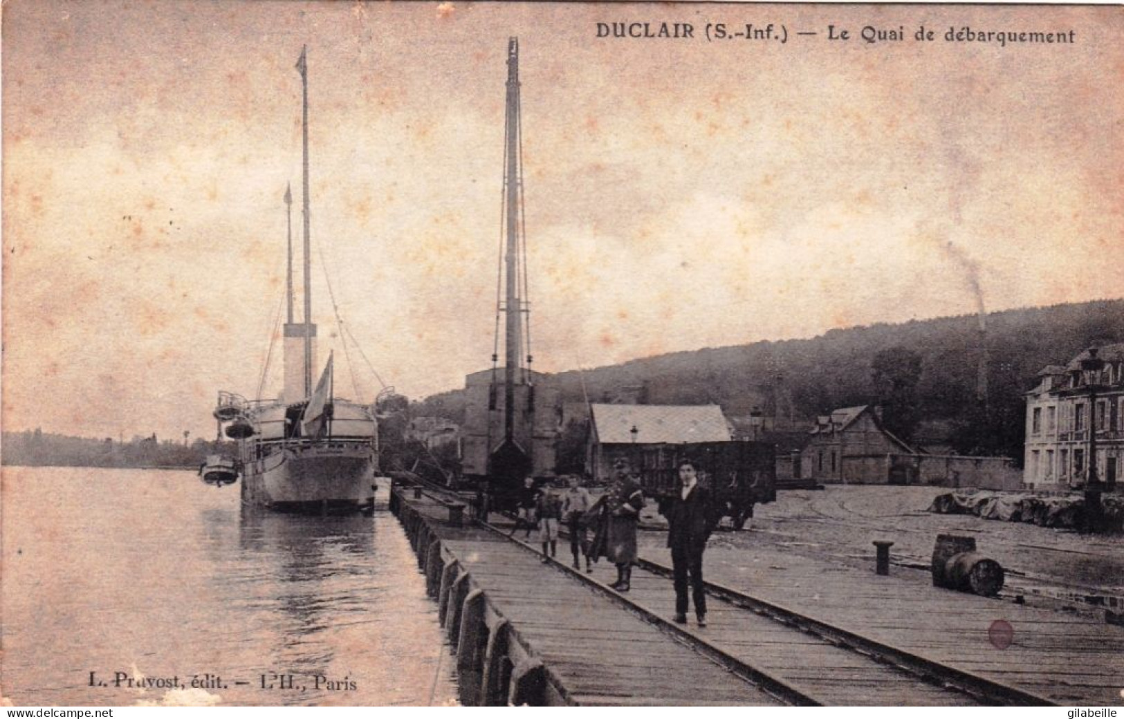 76 - Seine Maritime -  DUCLAIR - Le Quai De Débarquement - Duclair