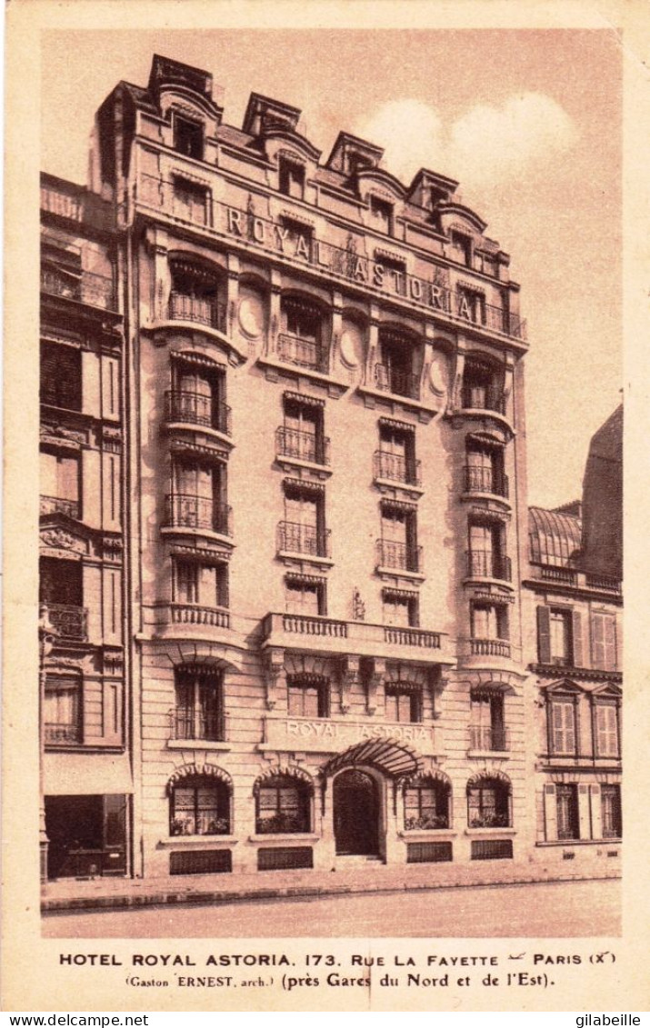 75 - PARIS 10 - Hotel Royal Astoria - 173 Rue La Fayette - District 10