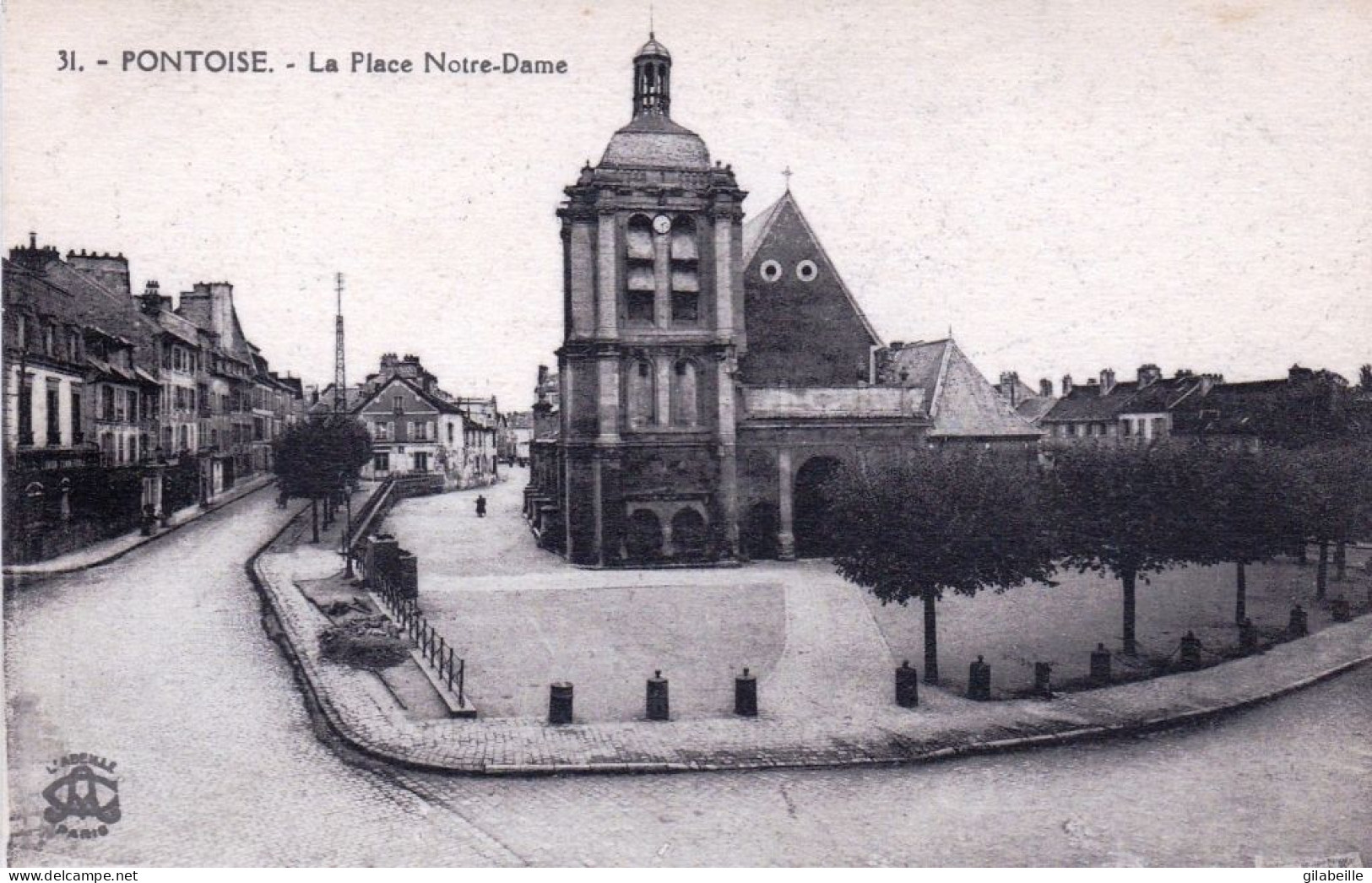 95 - Val D Oise -  PONTOISE- La Place Notre Dame - Pontoise
