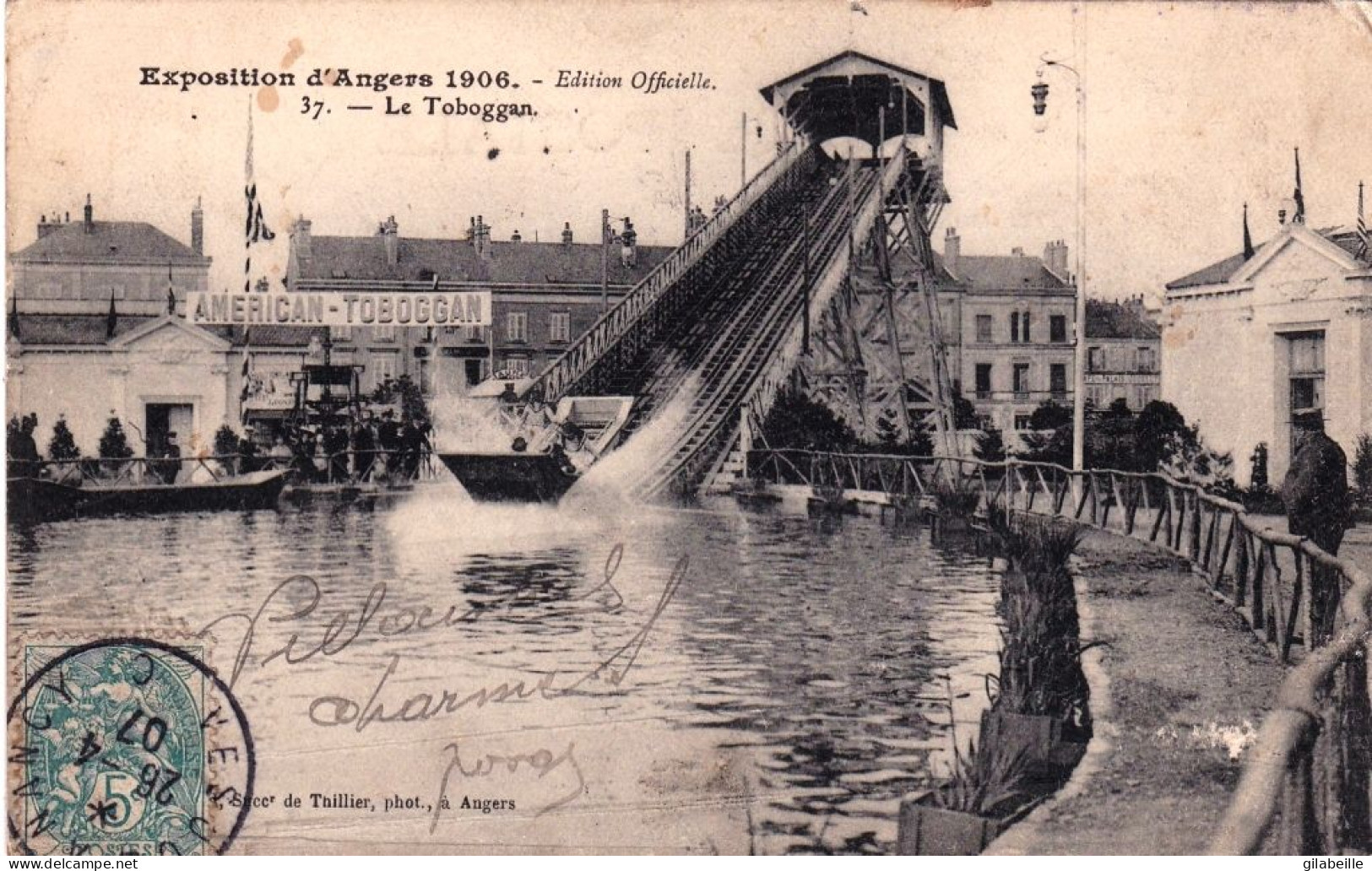 49 - Maine Et Loire -  Exposition D ANGERS 1906 - Le Toboggan - Angers