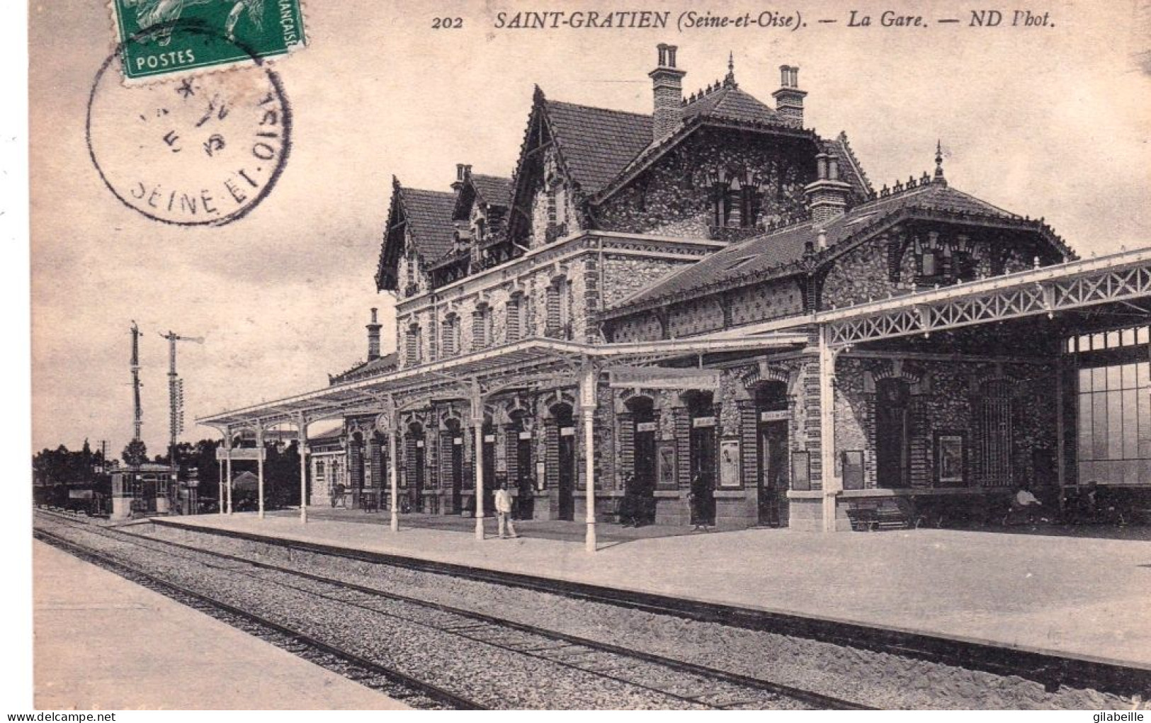 95 - Val D Oise -  SAINT GRATIEN - La Gare - Saint Gratien