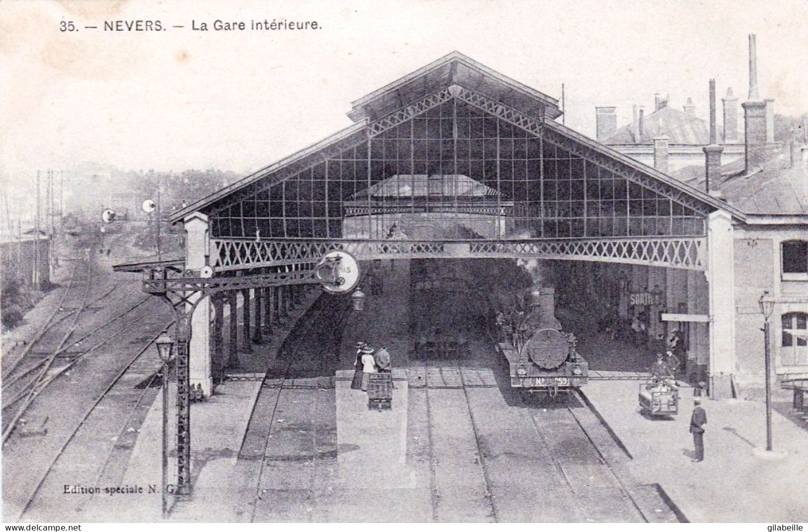 58 - NEVERS - La Gare Interieure - Nevers