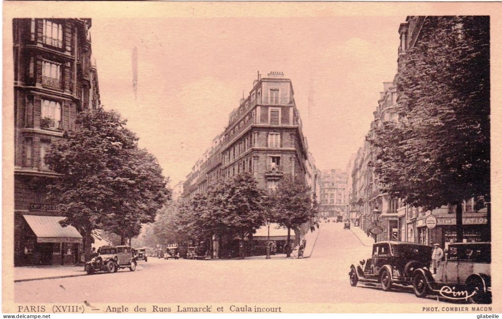 75 - PARIS 18 -  Angles Des Rues Lamarck Et Caulaincourt - District 18