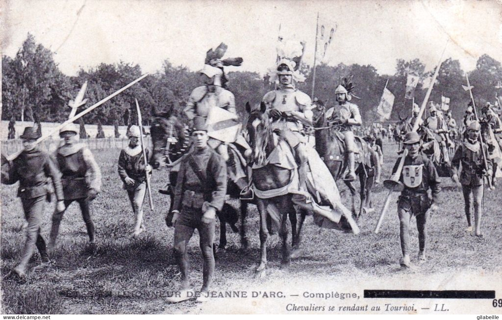 60 - Oise -  COMPIEGNE - Fetes En L Honneur De Jeanne D Arc - Chevaliers Se Rendant Au Tournoi - Compiegne