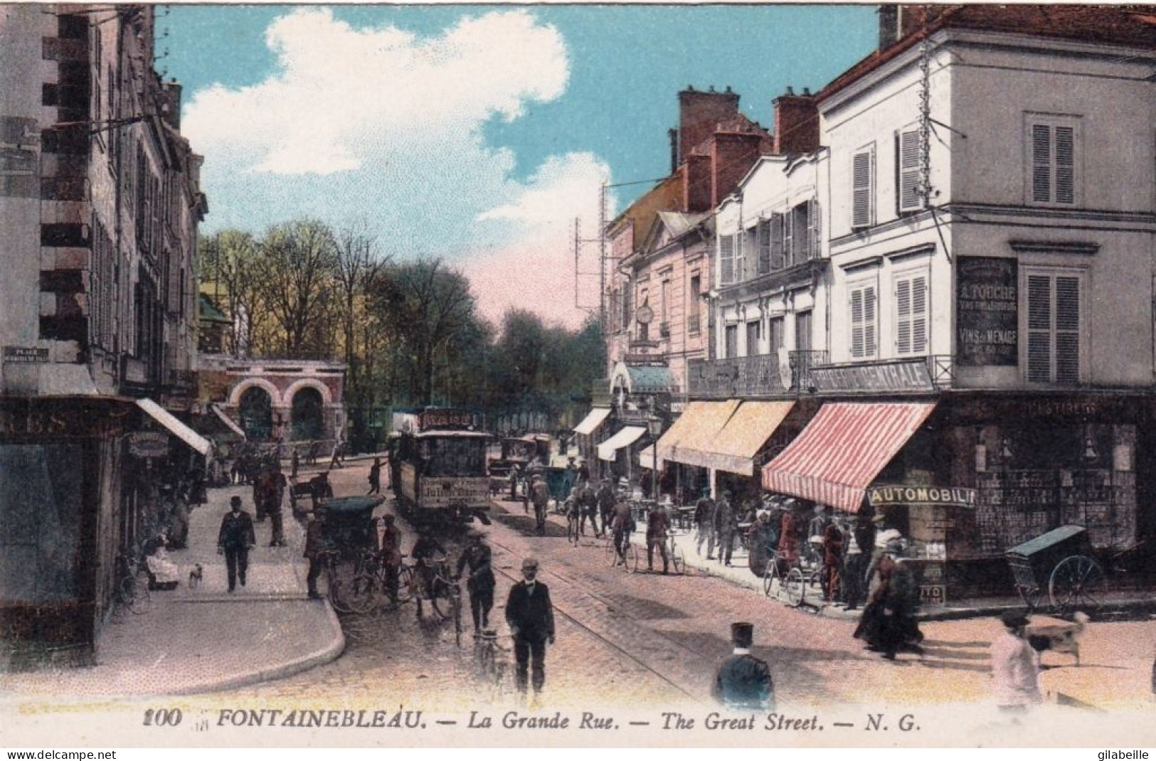 77 - Seine Et Marne -  FONTAINEBLEAU - La Grande Rue - Fontainebleau