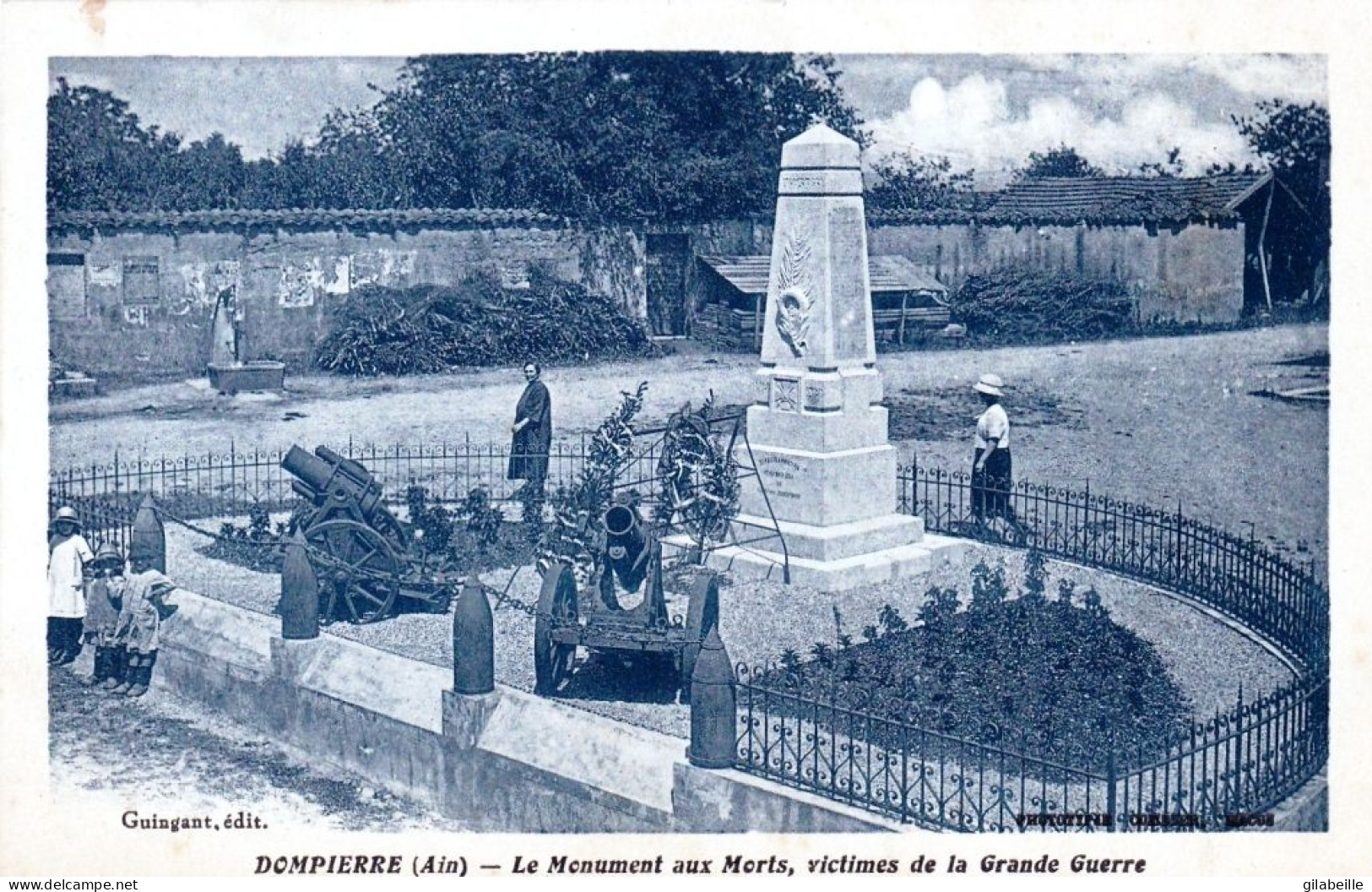 01 - Ain -  DOMPIERRE Sur VEYLE - Le Monument Aux Morts Victimes De La Grande Guerre - Non Classés